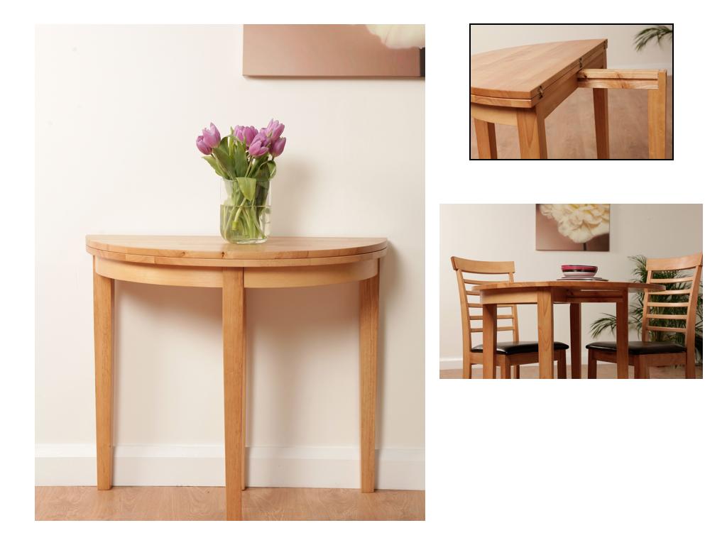 Hanover Half Moon Dining Table (Includes 2 Chairs)