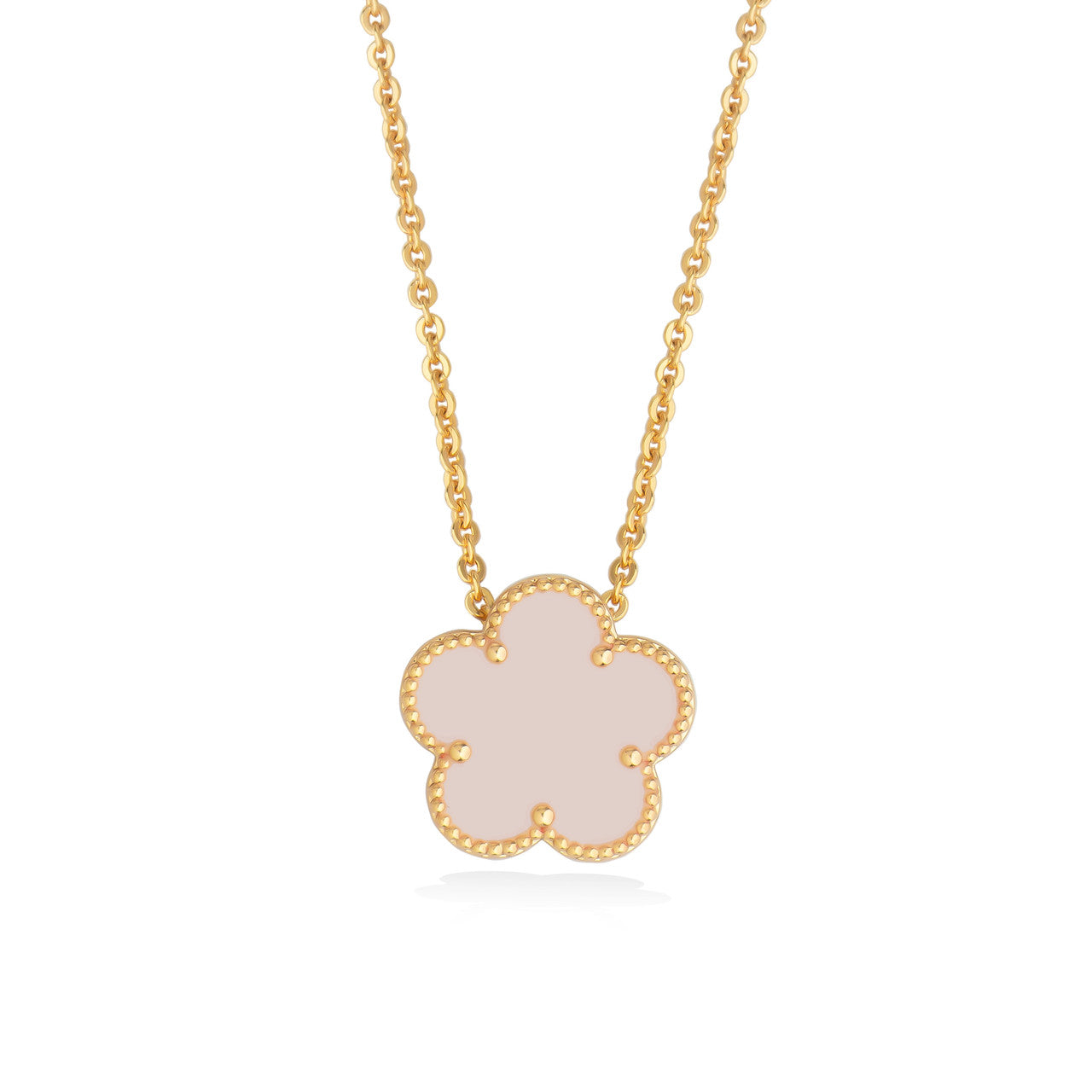 Tipperary Le Fleur Pink Pendant Necklace