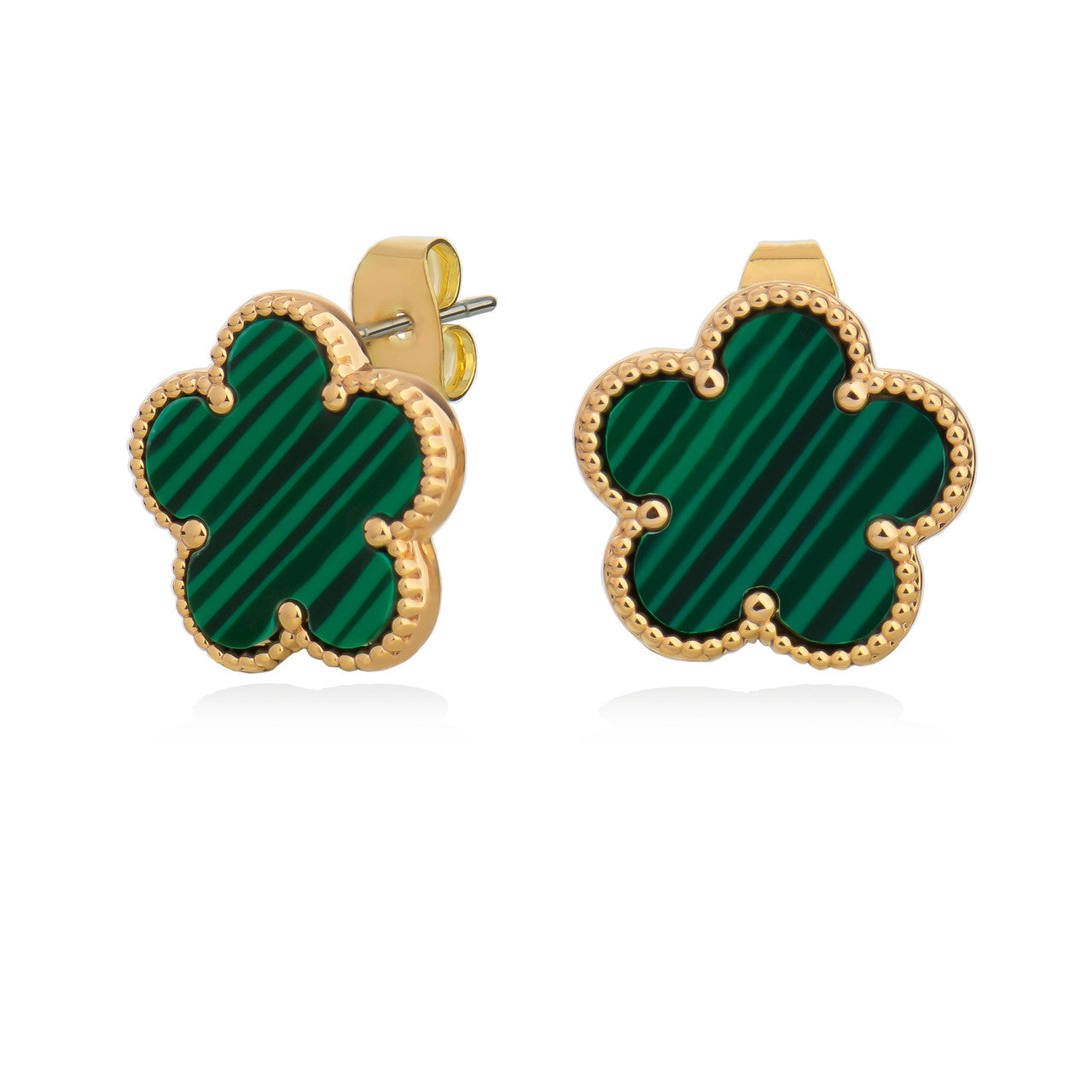 Tipperary Le Fleur Green Earrings