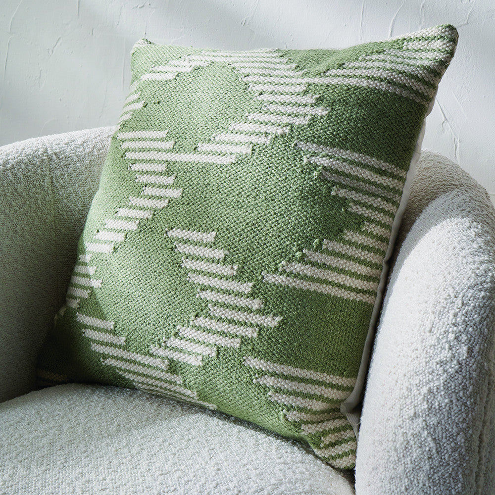 Indoor Outdoor Chevron Design Scatter Cushion