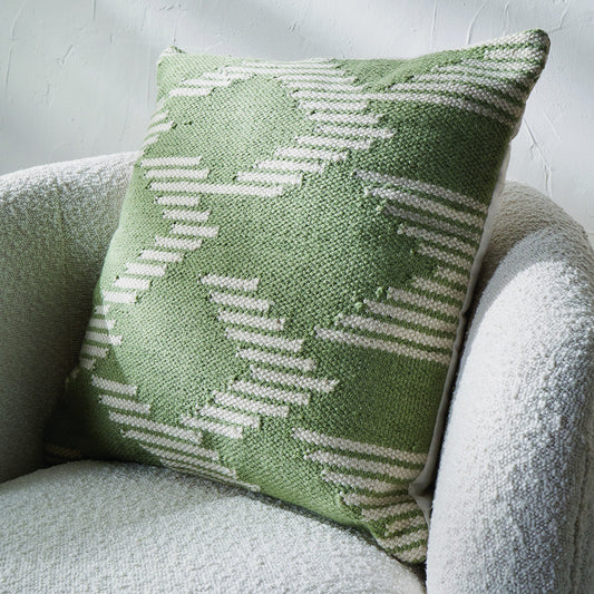 Indoor Outdoor Chevron Design Scatter Cushion