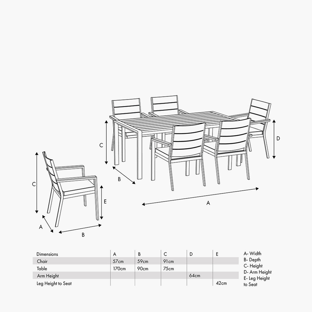Aruba Outdoor Dining Set