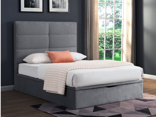 Jessica Storage Bed in Grey