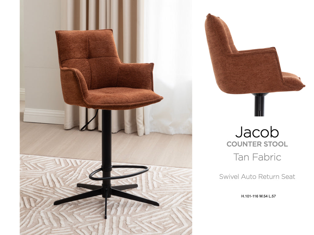 Jacob Fabric Barstool