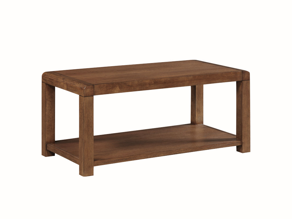 Oakridge Dark Oak Coffee Table with Shelf