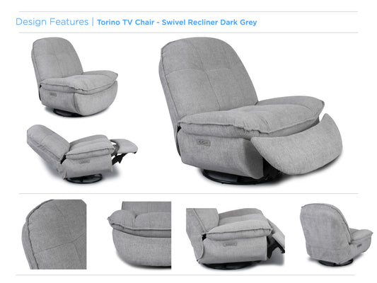 Torino Swivel TV Chair