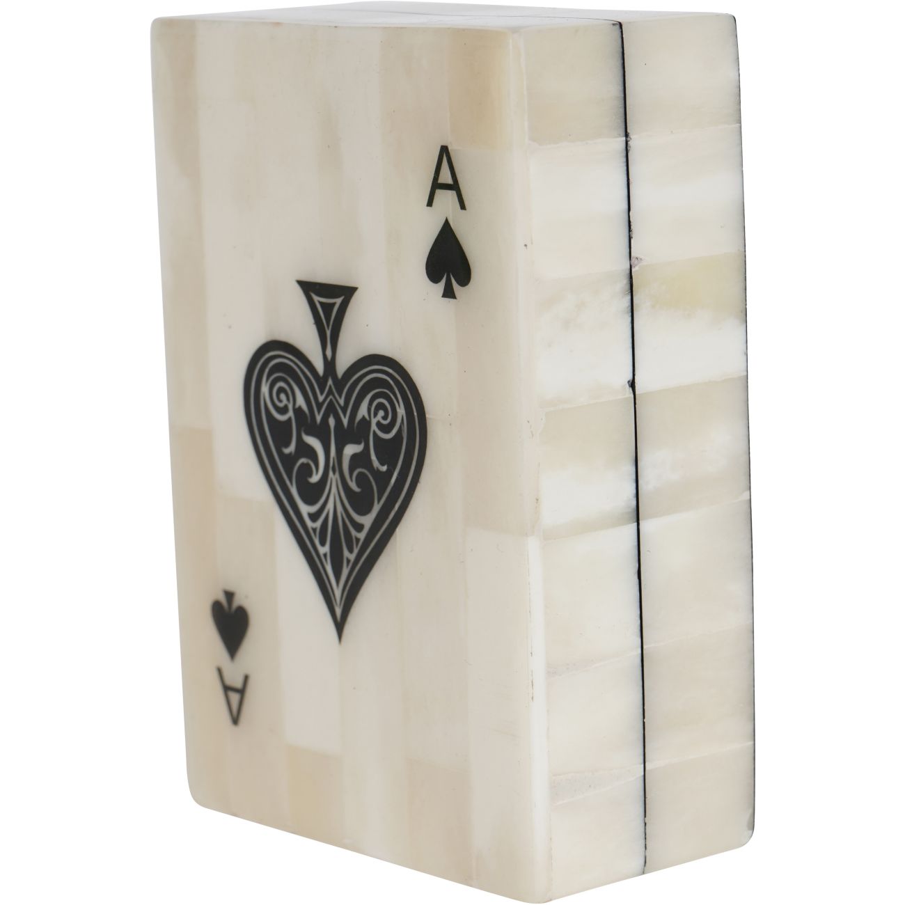Libra Chollerford Off White Bone Inlay Card Box