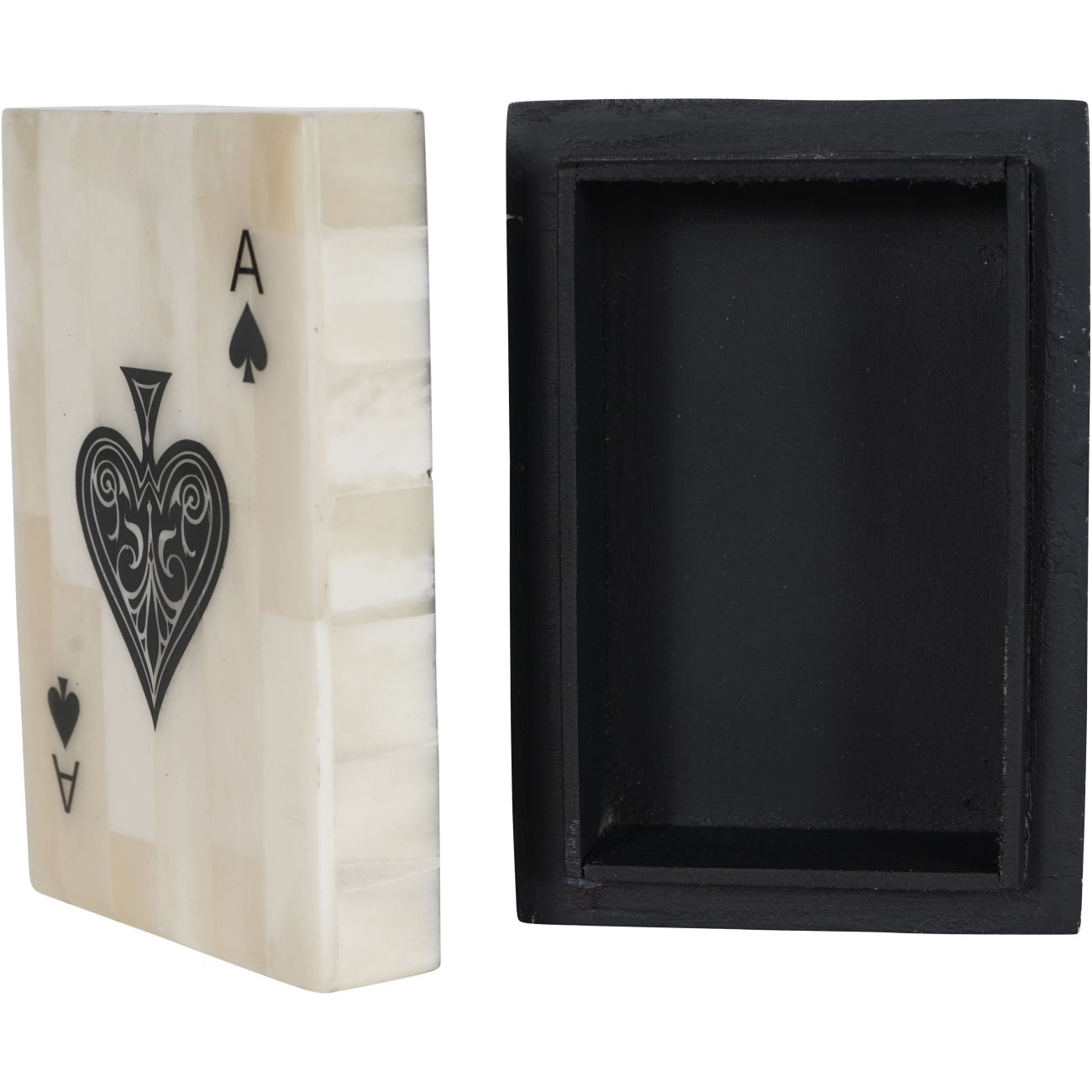 Libra Chollerford Off White Bone Inlay Card Box