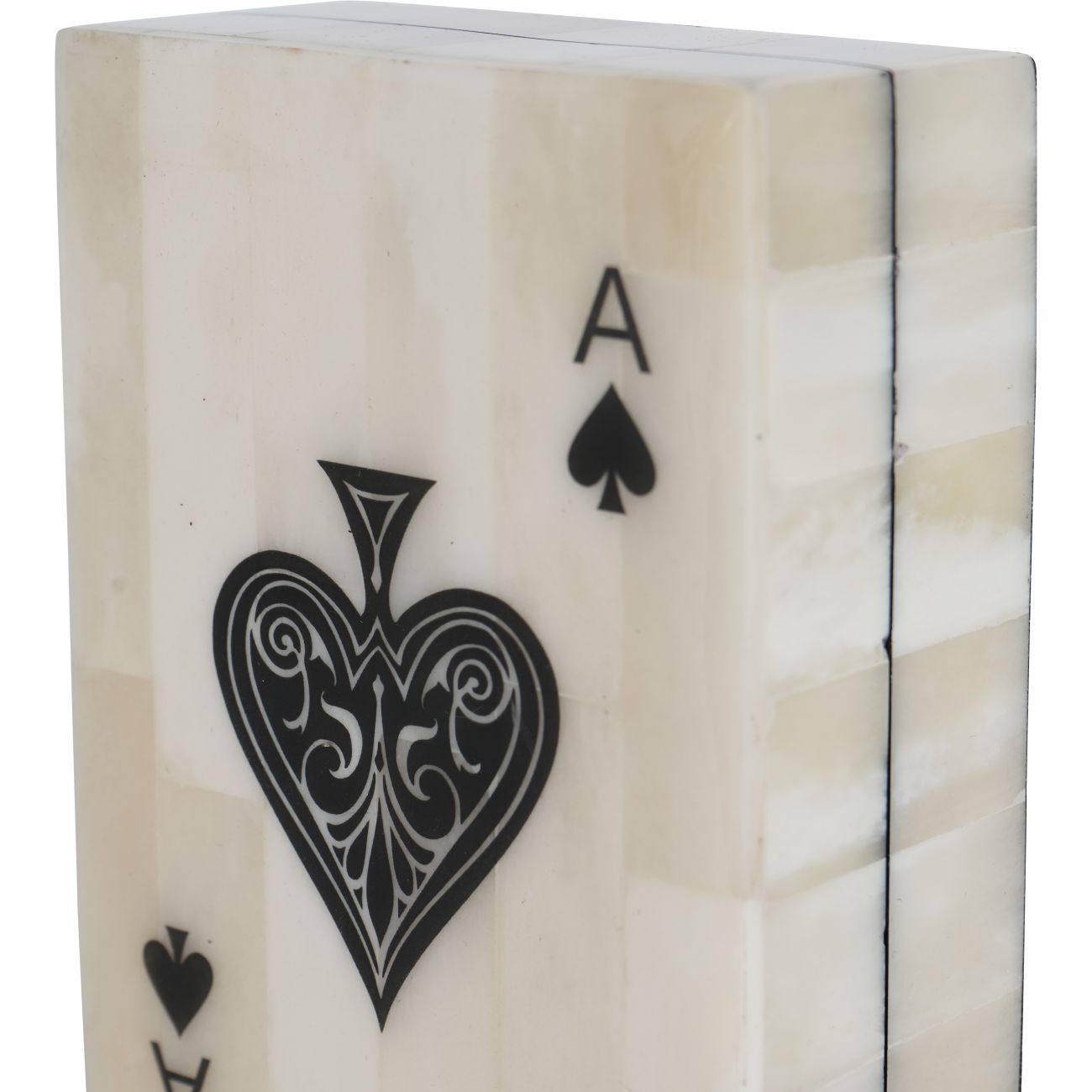 Libra Chollerford Off White Bone Inlay Card Box