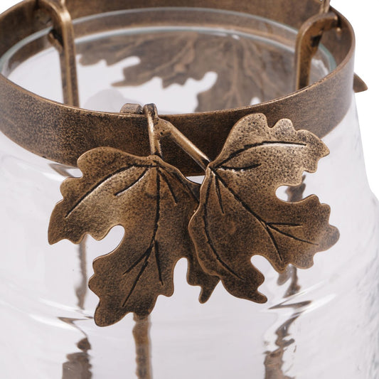 Laura Ashley Medium Leaf Bottle Hurricane