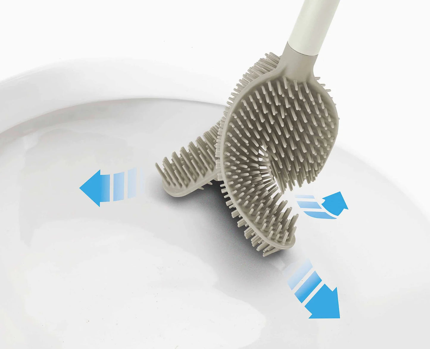 Joseph & Joseph Flex™ 360 Matt Ecru Toilet Brush