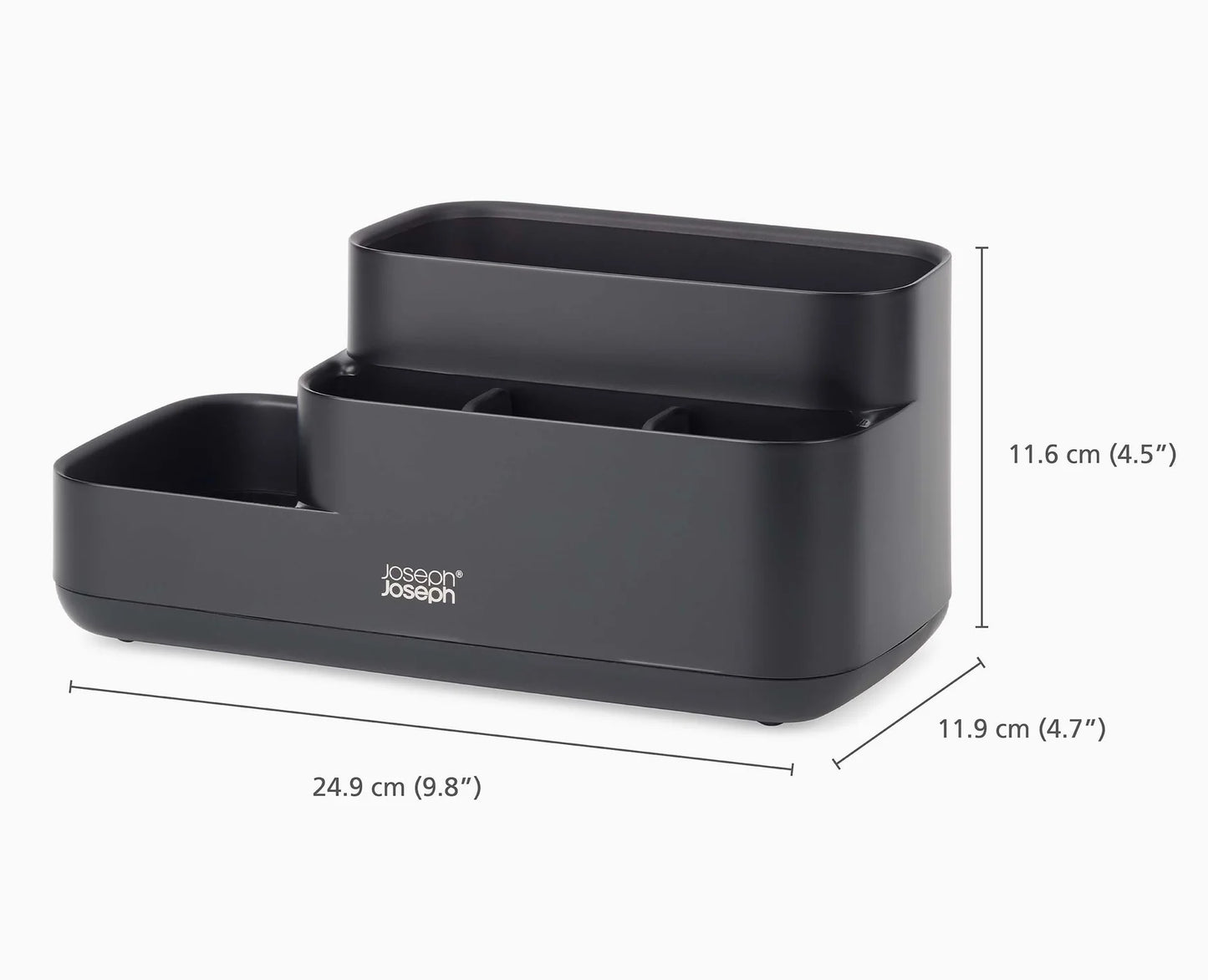 Joseph & Joseph EasyStore™ Matt Black Bathroom Storage Caddy