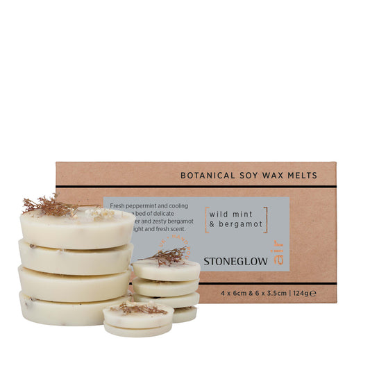 Stoneglow Wild Mint & Bergamot Botanical Scented Soy Wax Melts