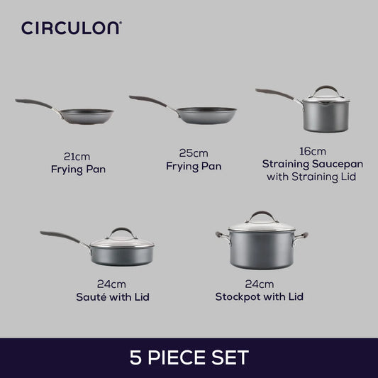 Circulon ScracthDefense A1 Series Extreme Non-Stick Set (5 Pieces)
