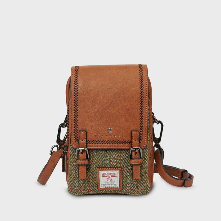 Islander Chestnut Herringbone Baby Jura Crossbody