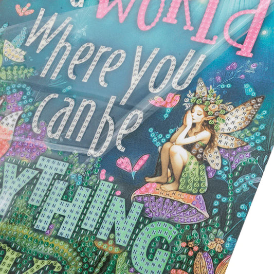 Craft Buddy Be Kind Mini Crystal Art Scroll Kit 20x30