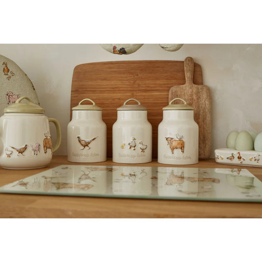 Cooksmart Buttercup Farm Ceramic Coffee Canister