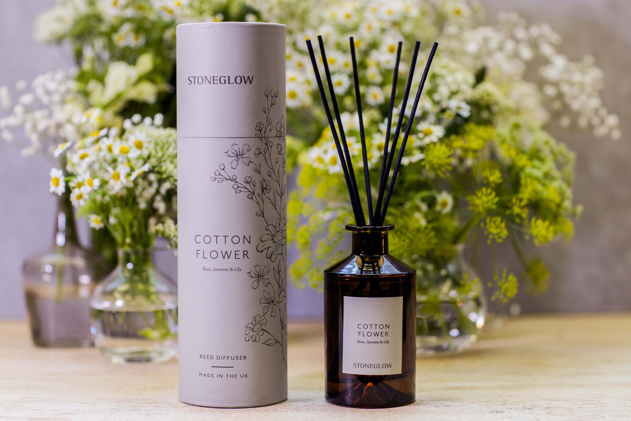 Stoneglow Rose, Jasmine & Lily Scented Reed Diffuser 160ml
