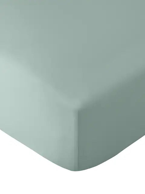 Catherine Lansfield So Soft Non-Iron Fitted Sheet in Green