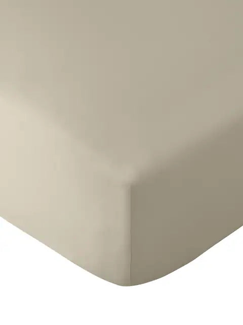 Catherine Lansfield So Soft Non-Iron Fitted Sheet in Natural