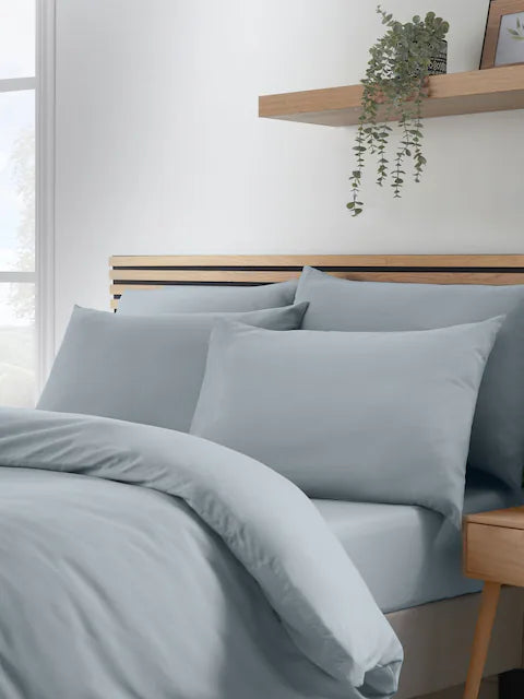 Catherine Lansfield So Soft Non-Iron Duvet Set in Slate