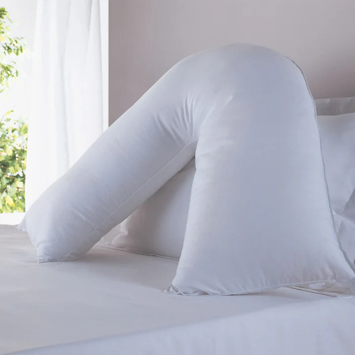 The Fine Bedding Company Back Support V- Shape Pillow