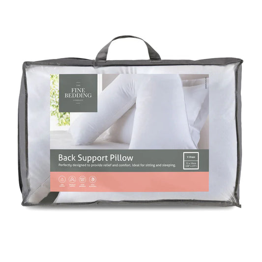 The Fine Bedding Company Back Support V- Shape Pillow