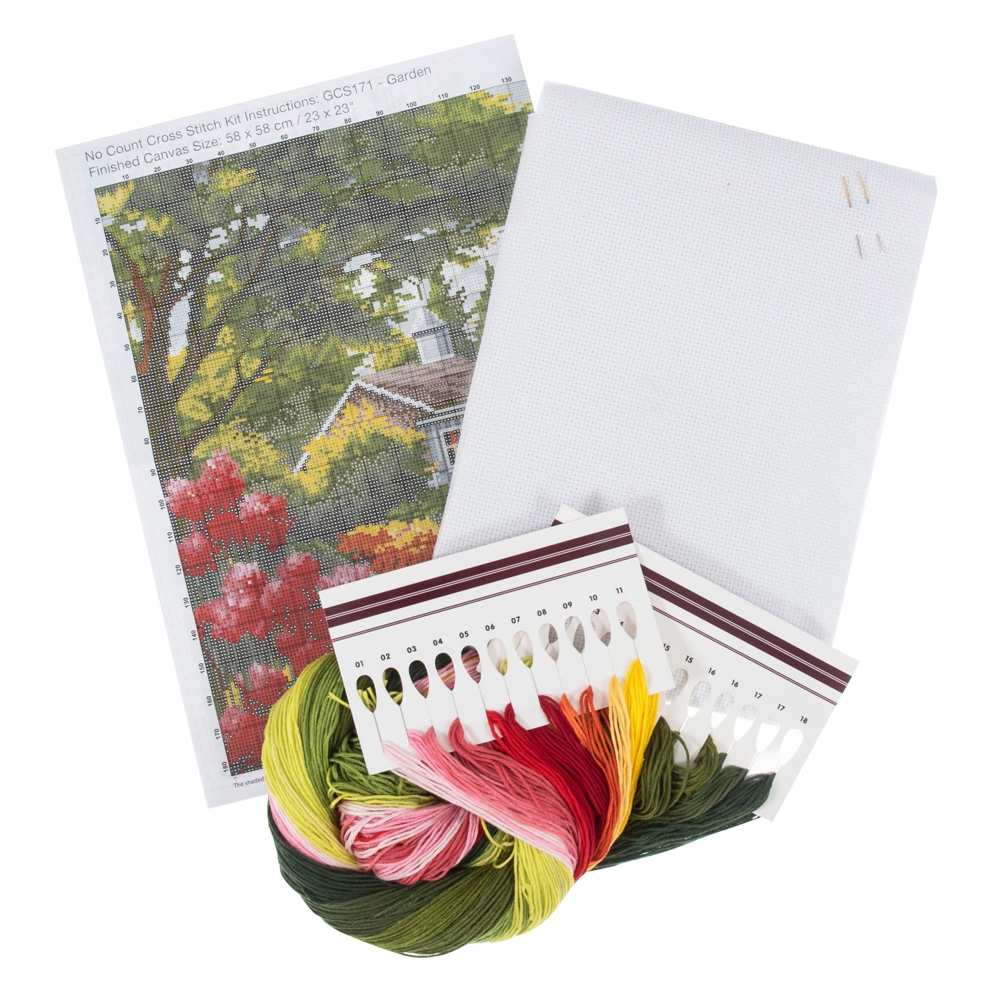Groves Counted Cross Stitch Kit: Extra Large: Garden