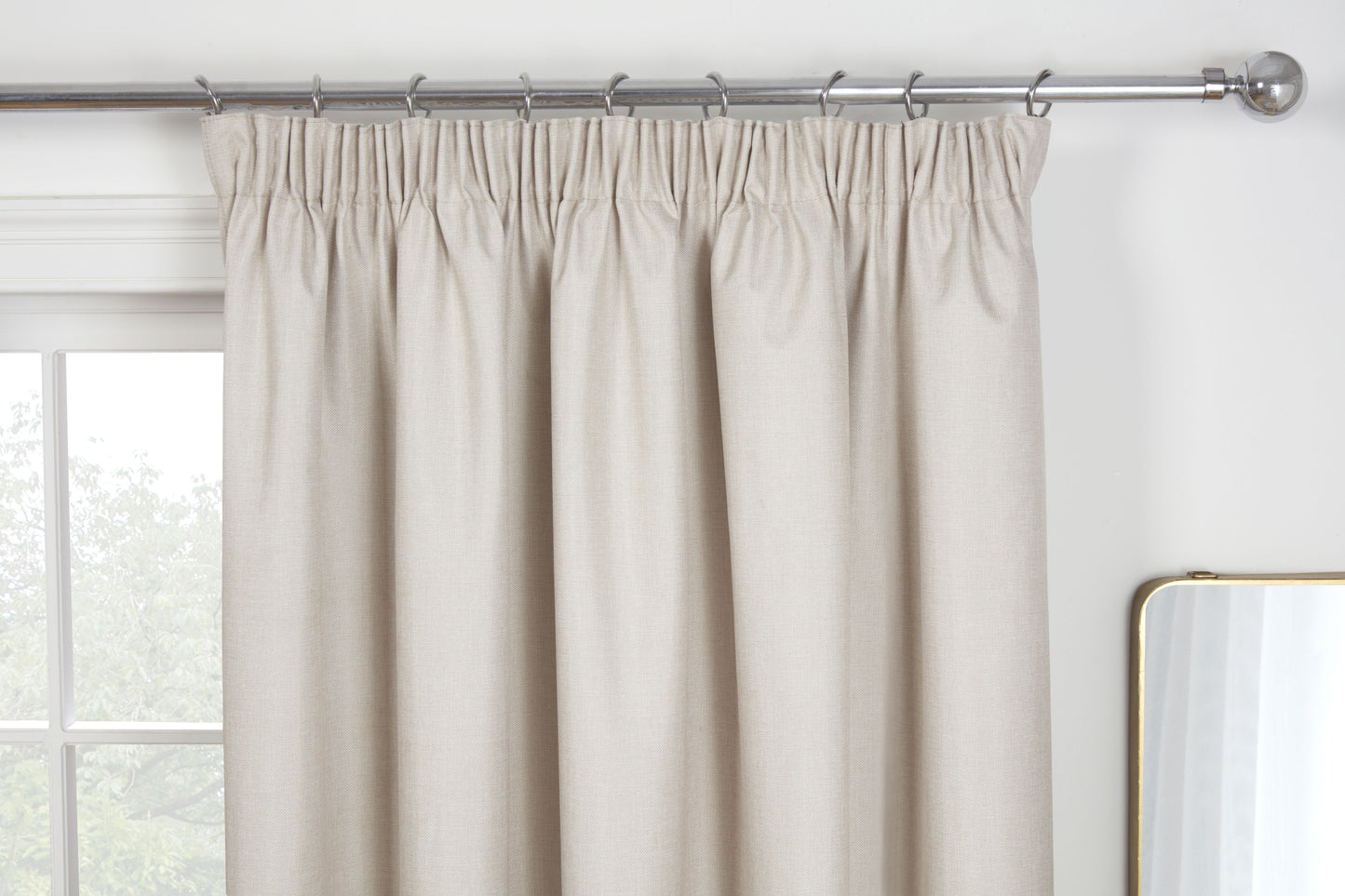 Style Eclipse Natural Ready Made Curtains