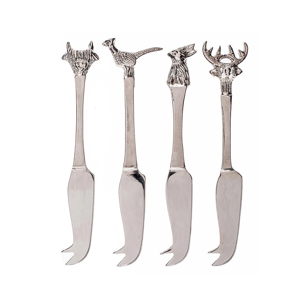 Selbrae House Country Animals Mini Cheese Knives (Set of 4)