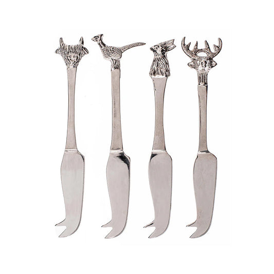 Selbrae House Country Animals Mini Cheese Knives (Set of 4)