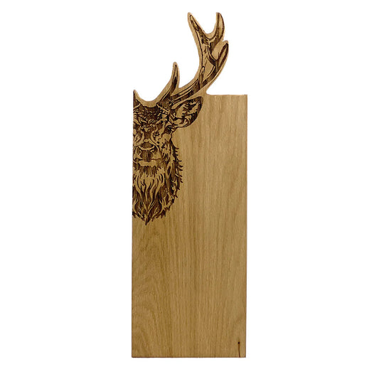 Selbrae House Stag Framed Oak Serving Board (Medium)