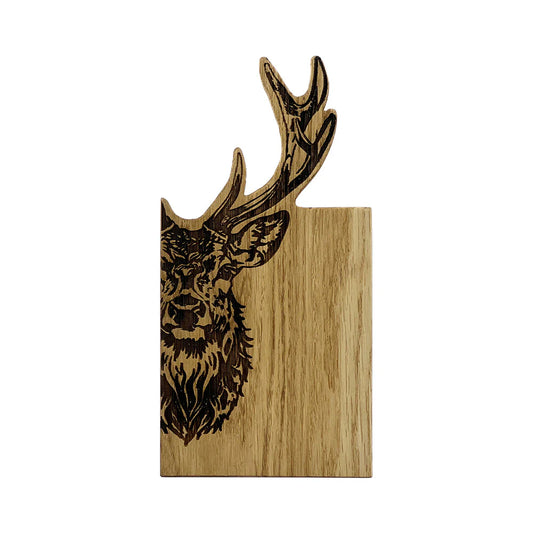 Selbrae House Stag Framed Oak Serving Board (Small)