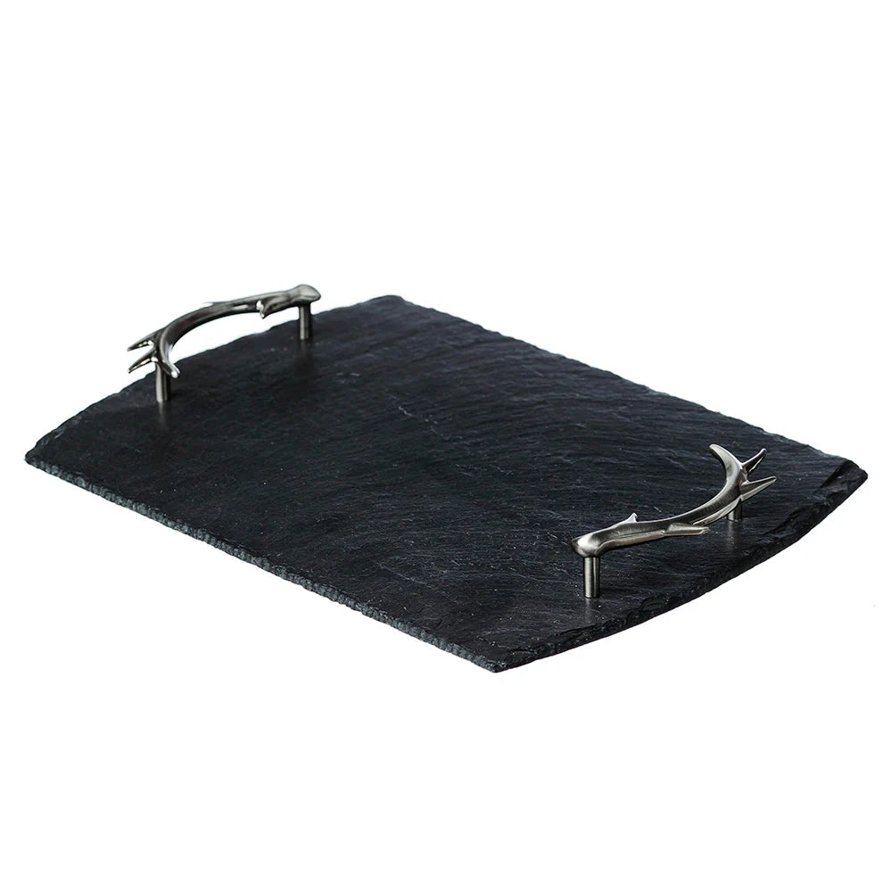 Selbrae House Antler Slate Serving Tray (Medium)