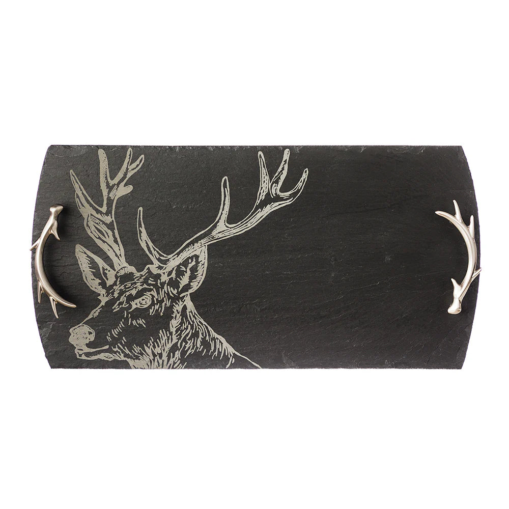 Selbrae House Stag Slate Serving Tray (Large)