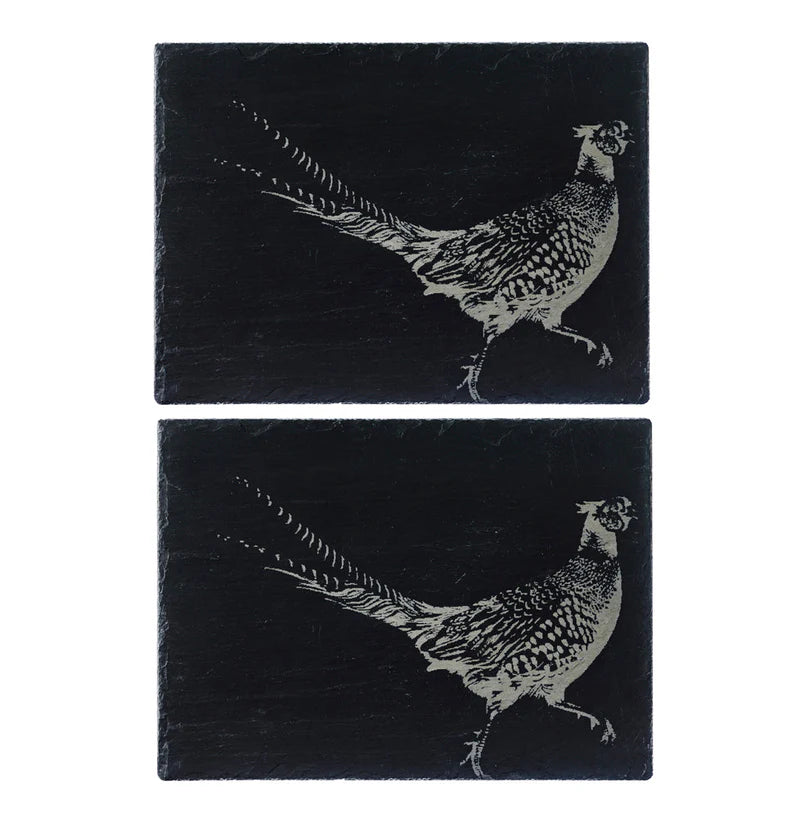 Selbrae House Pheasant Slate Place Mats (Set of 2)