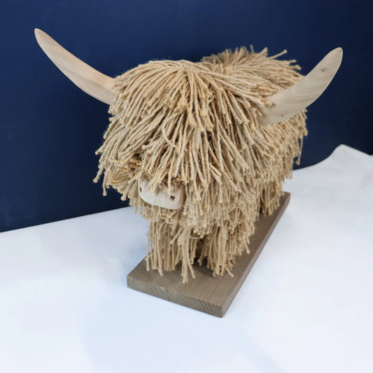 Aquarelle Home Morag Highland Cow Jute
