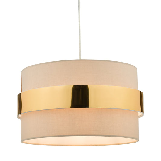 Dar Oki Easy Fit Shade Taupe With Gold Band