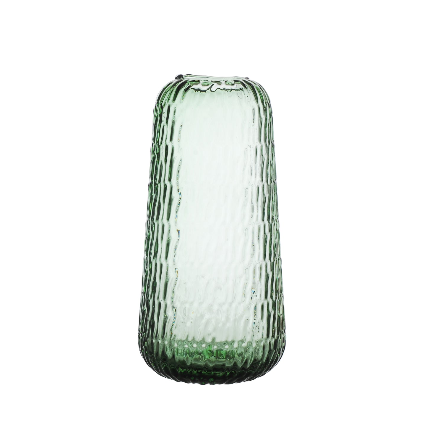 Otters Brook Organic Pattern Green Glass Open Top Jar (30cm)