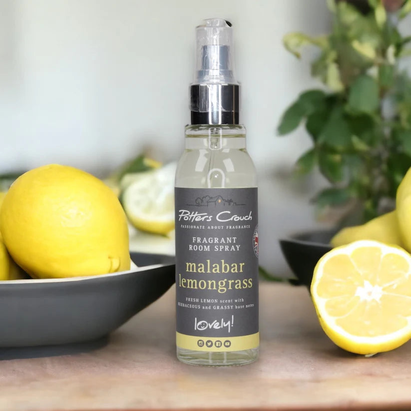 Potters Crouch Malabar Lemongrass Room Spray