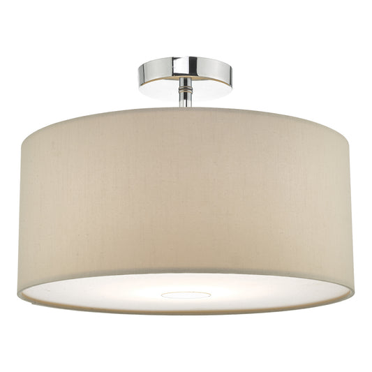 Dar Ronda Ecru Faux Silk Easy Fit Shade 40cm