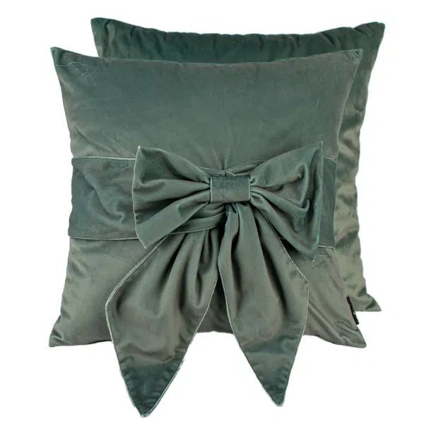 Paul Moneypenny Tiedup Sage Cushion