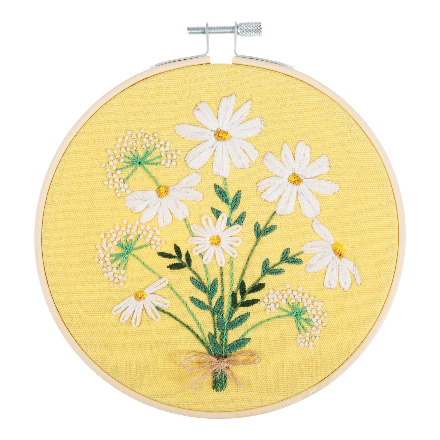 Groves Embroidery Kit with Hoop: Daisies