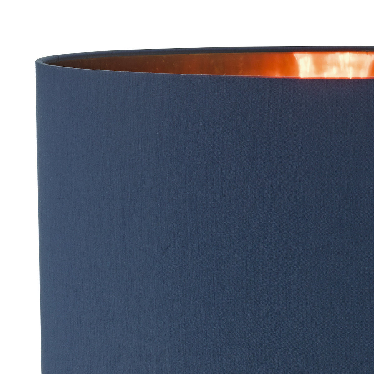 Dar Timon Navy Blue Faux Silk Easy Fit Shade 40cm