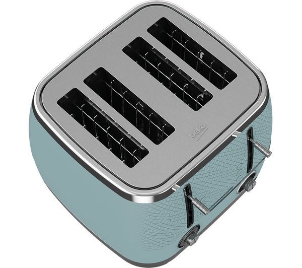 Beko Cosmopolis 4 Slot Toaster in Blue