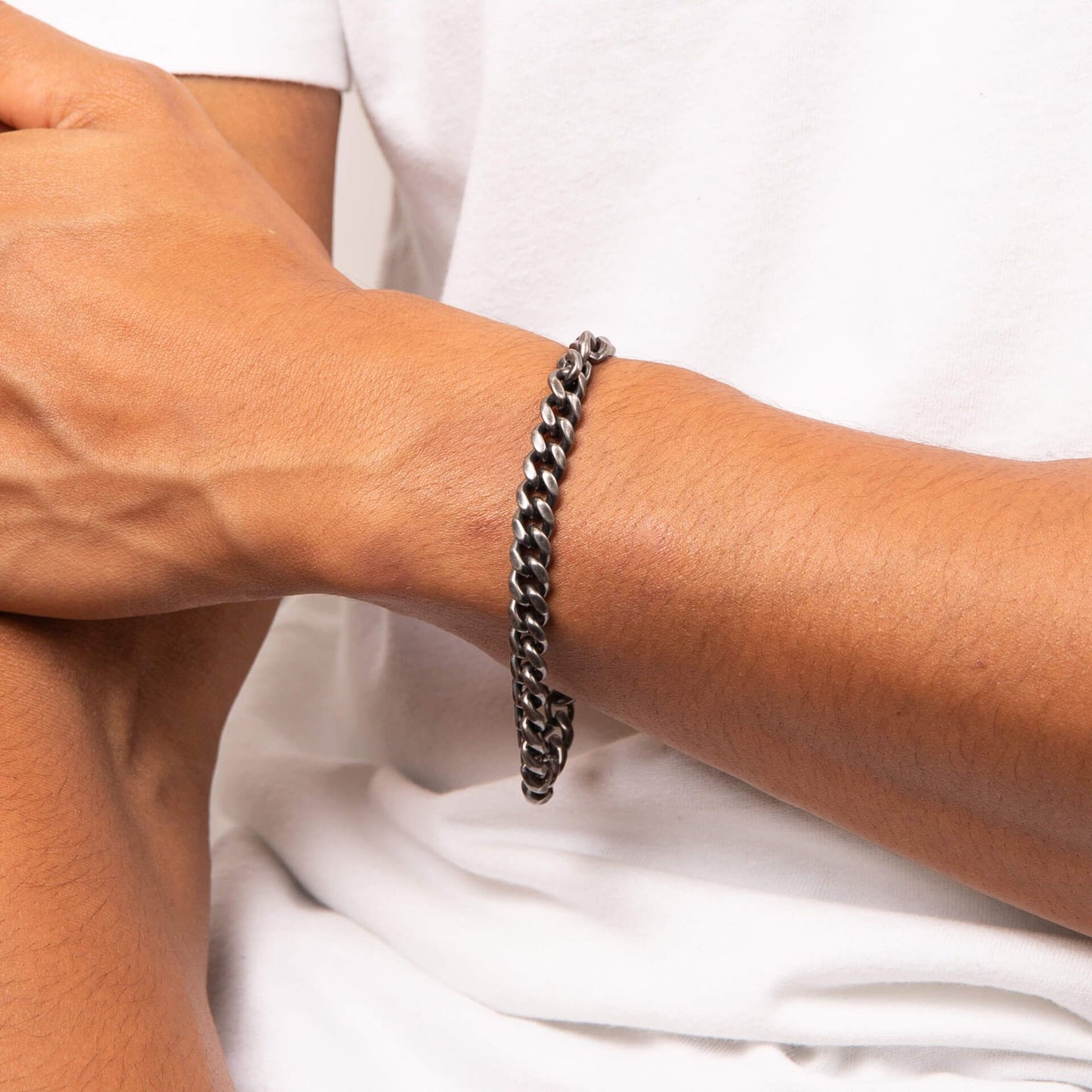 Fred Bennett Antique Plated Stainless Steel Bracelet