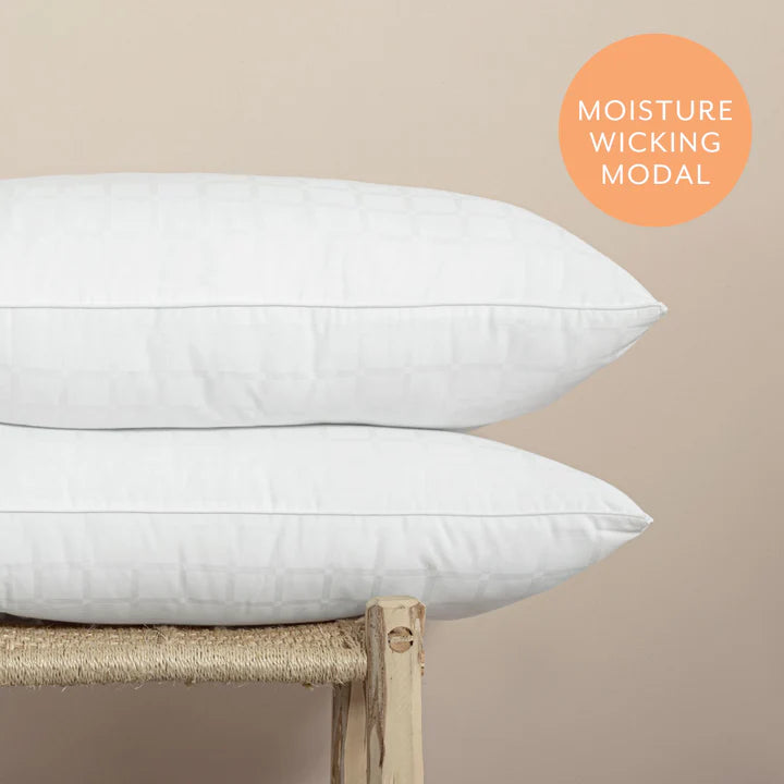 The Fine Bedding Company Breathe® Cotton-Covered Pillow