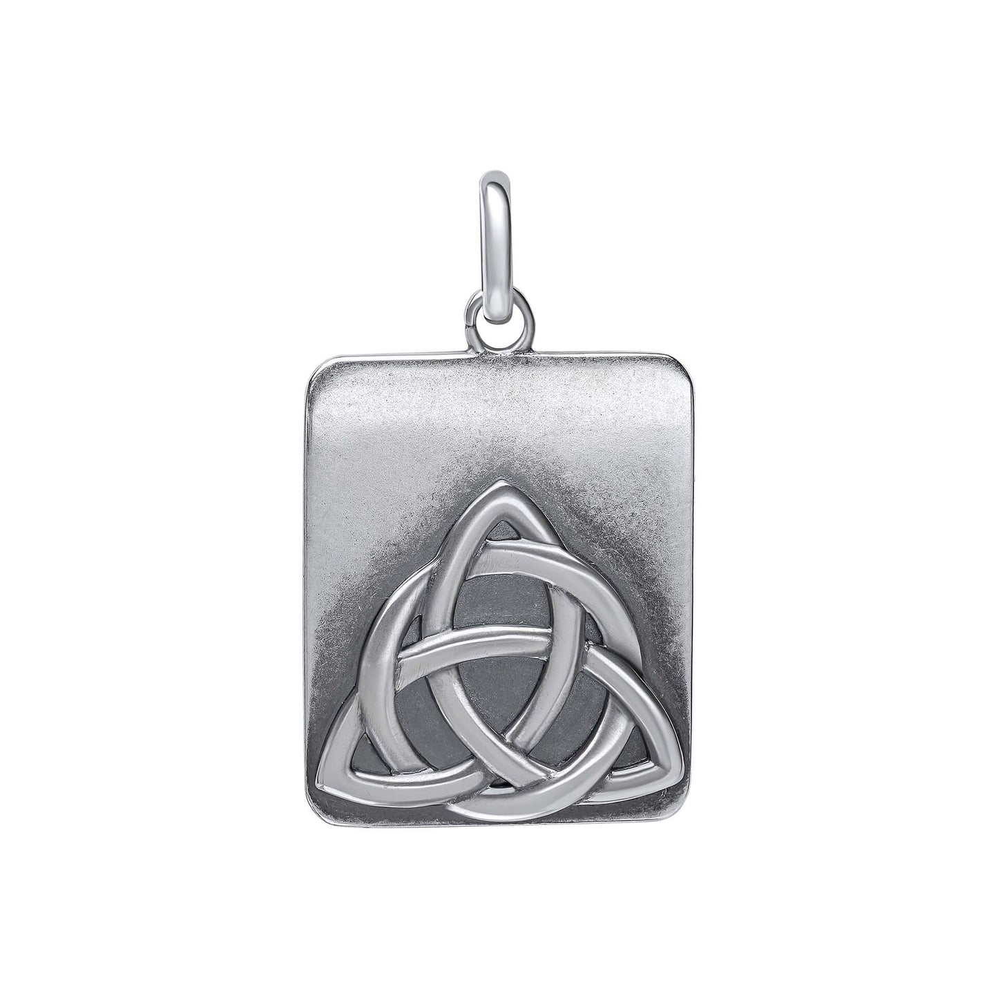 Fred Bennett Oxidized Rectangular Trinity Pendant