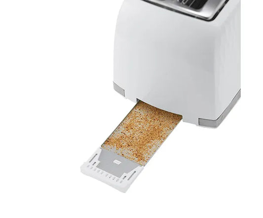Russell Hobbs 2 Slice Honeycomb Toaster in White