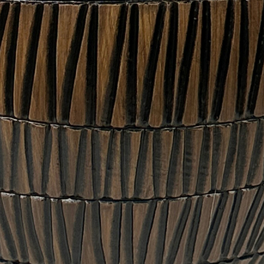 Black and Brown Polyresin Dish